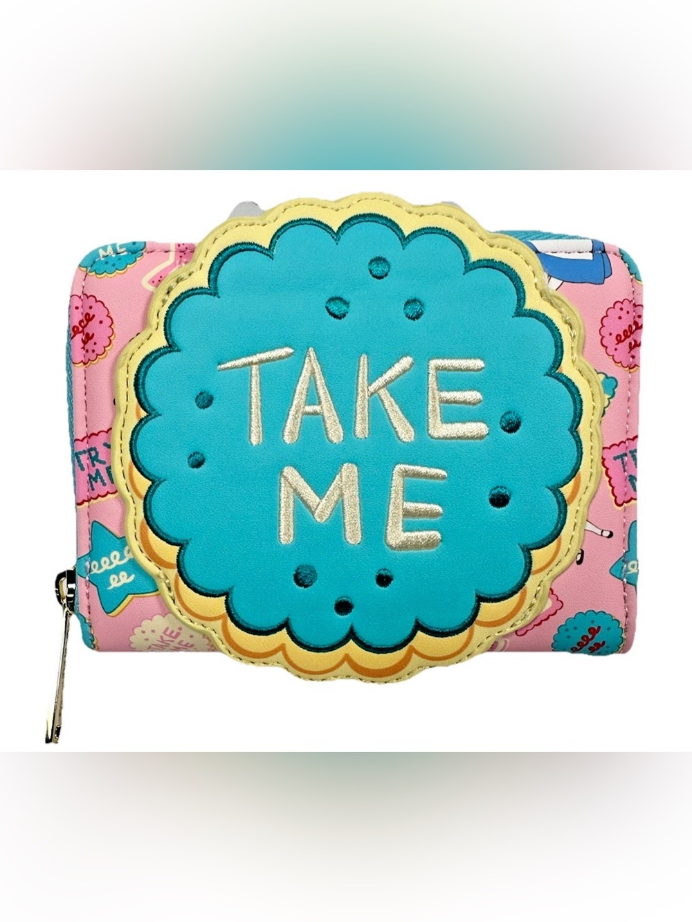Disney Loungefly Alice in Wonderland Scented Cookie Wallet-Take Me Zip Around